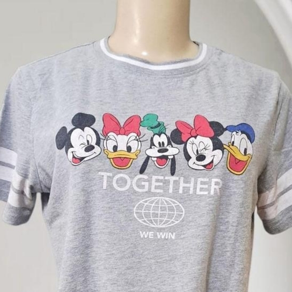 Disney Gray Women's Medium T-Shirt - Picture 4 of 4